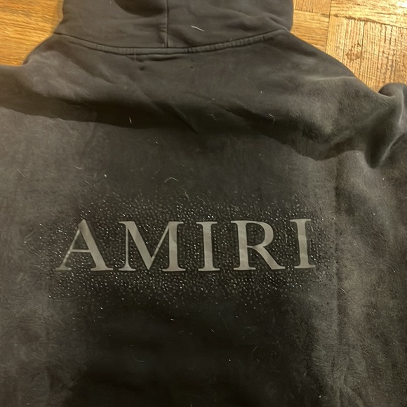 Crystal Burst Faded Black Amiri Hoodie - Picture 4 of 7